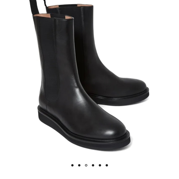 Legres black leather high Chelsea boot - Picture 9 of 13